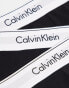 Calvin Klein 3 pack modern cotton trunk in black