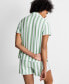 Фото #4 товара Women's 2-Pc. Short-Sleeve Notched-Collar Pajama Set XS-3X, Created for Macy's