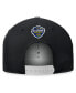 ფოტო #1 პროდუქტის Men's Black, Gray Minnesota Wild 2023 NHL Global Series Sweden Adjustable Hat