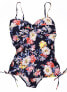 Фото #1 товара Joules Delphine One-Piece Swimsuit Women's Sz. 10 (Navy/White) 149882