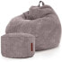 Фото #1 товара XXL Sitzsack "Scoop" + Hocker aus Cord