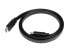 Фото #2 товара Silverstone CPH02B-1500 4.92 ft. (1.5 m) Black HDMI male to HDMI male HDMI Cable