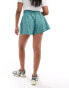 ASOS DESIGN boxer short with contrast tape detail in green