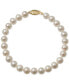 Фото #1 товара Cultured Freshwater Pearl Bracelet (6mm) in 14k Gold