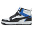 Фото #3 товара Puma Rebound V6 High Top Mens Black, White Sneakers Casual Shoes 39232620