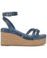 Фото #2 товара Women's Loressa Strappy Platform Wedge Sandals