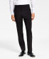 Фото #2 товара Брюки для костюма Calvin Klein Slim-Fit Infinite Stretch черного цвета