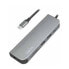 Фото #1 товара LogiLink UA0343 - USB 3.2 Gen 1 (3.1 Gen 1) Type-C - HDMI,USB 3.2 Gen 1 (3.1 Gen 1) Type-A,USB 3.0 (3.1 Gen 1) Type-C - MicroSD (TransFlash),SD - Aluminium - Android - 1 pc(s)