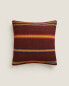 Фото #2 товара Striped woollen cushion cover