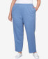 Фото #1 товара Plus Size Comfort Zone French Terry Elastic Waist Average Length Pants