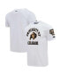 Фото #1 товара Men's White Distressed Colorado Buffaloes Classic Stacked Logo T-shirt