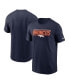 Фото #2 товара Men's Navy Denver Broncos Muscle T-shirt