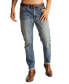 Фото #1 товара Men's Slim Straight Distressed Jeans