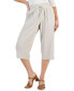 Petite Cropped Gauze Pants, Created for Macy's