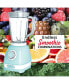 Фото #3 товара Brentwood JB-330BL 2 Speed Retro Blender in Blue with 50 Ounce Plastic Jar