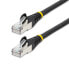 Фото #1 товара StarTech.com 3m CAT6a Ethernet Cable - Black - Low Smoke Zero Halogen (LSZH) - 10GbE 500MHz 100W PoE++ Snagless RJ-45 w/Strain Reliefs S/FTP Network Patch Cord - 3 m - Cat6a - S/FTP (S-STP) - RJ-45 - RJ-45
