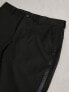 Selected Homme skinny fit tuxedo trousers in black