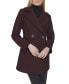 Фото #2 товара Women's Fine Wool Twill Double Breasted Peacoat