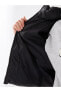 Фото #13 товара LCW Vision Kapüşonlu Düz Uzun Kollu Kadın Deri Görünümlü Şişme Mont