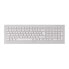 Фото #5 товара Cherry DW 8000 - Full-size (100%) - Wireless - RF Wireless - QWERTY - Silver - White - Mouse included
