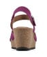 Фото #3 товара Women's Prezo Footbed Wedge Sandals