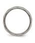ფოტო #2 პროდუქტის Damascus Steel Polished Faceted 7mm Band Ring