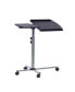 Фото #2 товара Rolling Adjustable Laptop Cart, Graphite