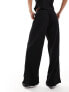 Фото #7 товара Vero Moda Petite plisse wide leg trouser co-ord in black