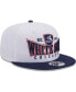 ფოტო #3 პროდუქტის Men's White, Navy Chicago White Sox Crest 9FIFTY Snapback Hat