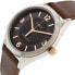 Фото #2 товара Timex Men's Briarwood TW2T66800 Silver Leather Japanese Quartz Dress Watch