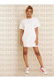 W Nsw Essntl Dress Beyaz Pamuklu Kumaş Kadın Spor Elbise T-shirt