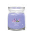 Фото #1 товара Ароматическая свеча Yankee Candle Signature Glass Medium Лиловые цветы 368 г