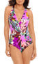 Фото #1 товара Women's Magicsuit Drew One-Piece Swimsuit, Size 14 - Burgundy
