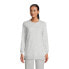 ფოტო #4 პროდუქტის Petite Serious Sweats Crewneck Long Sleeve Sweatshirt Tunic