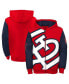 ფოტო #1 პროდუქტის Big Boys Red, Navy St. Louis Cardinals Postcard Full-Zip Hoodie Jacket