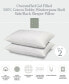 Фото #3 товара 100% Cotton Dobby-Box Shell Firm Density Side/Back Sleeper Down Alternative Pillow, King - Set of 2
