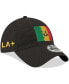 Men's Black LA Galaxy Jersey Hook 9TWENTY Adjustable Hat