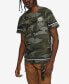 ფოტო #1 პროდუქტის Men's Big and Tall Short Sleeves Wrap Around T-shirt