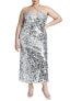 Фото #1 товара Платье стразы на тонких лямках ELOQUII