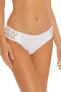 Фото #3 товара Becca by Rebecca Virtue 281245 Kennedy Crochet Tab Side Bikini Bottom, Size S