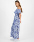 Фото #3 товара Платье женское с плечами от Tommy Hilfiger Floral-Print