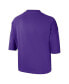 Women's Purple Los Angeles Lakers Essential Boxy T-shirt