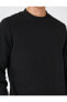 Basic Sweatshirt Şardonlu Yarım Balıkçı Yaka Uzun Kollu