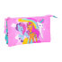 Тройной пенал My Little Pony Magic Розовый бирюзовый 22 x 12 x 3 cm