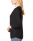 ფოტო #3 პროდუქტის Women's Boat-Neck Chevron-Stitch Dolman-Sleeve Sweater