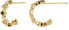 Фото #1 товара Позолоченные серебряные серьги с сверкающими цирконами GLORY Gold AR01-220-U