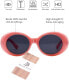 Фото #4 товара Bozevon Retro Oval Sunglasses UV400 Protective Glasses for Men and Women