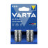 Batteries Varta Ultra Lithium (4 Pieces)