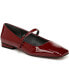 Gothic Red Faux Patent