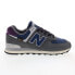 Фото #1 товара New Balance 574 U574KGN Mens Gray Suede Lace Up Lifestyle Sneakers Shoes